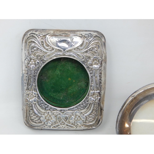 281 - Quantity of Hallmarked Silver to Include a Cigarette Box, Photograph Frames & Pocket Watch Holder: V... 