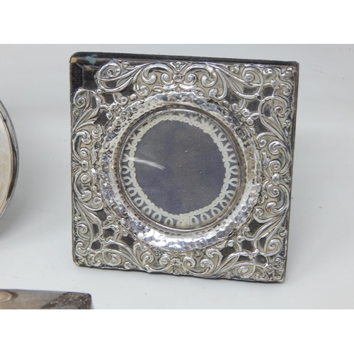 281 - Quantity of Hallmarked Silver to Include a Cigarette Box, Photograph Frames & Pocket Watch Holder: V... 