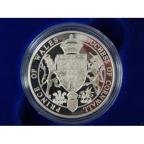 121 - The Queen Mother Silver Piedfort Centenary Crown 2000; A Silver Celebration Medal to Commemorate the... 