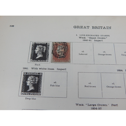 147 - Vintage New Ideal Postage Stamp Album by Stanley Gibbons containing a selection of stamps including ... 