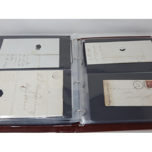 148 - A large and very important collection of pre 1840 (Pre-Stamp) letters, twinned with some Victorian e... 