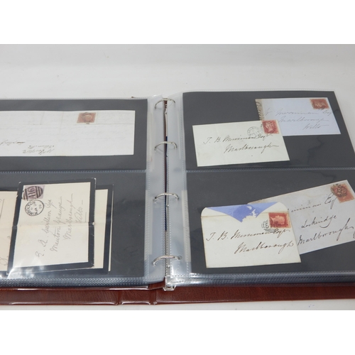 148 - A large and very important collection of pre 1840 (Pre-Stamp) letters, twinned with some Victorian e... 