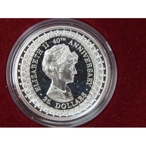 191 - The Royal Ladies Silver Proof Set of 5 coins in Mint case with COA