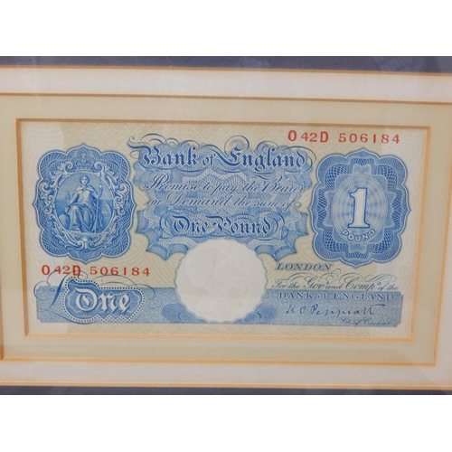 192 - Second World War Issues Banknotes Ten Shillings Purple; Ten Shillings Red; One Pound Green, One Poun... 