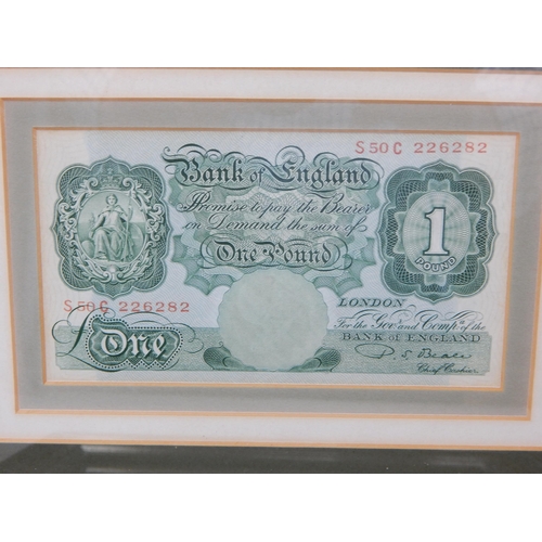 192 - Second World War Issues Banknotes Ten Shillings Purple; Ten Shillings Red; One Pound Green, One Poun... 