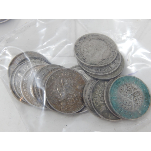 196 - George IV Bare Head Sixpence 1826; William III Silver Sixpence; Victoria Jubilee Head Silver Withdra... 