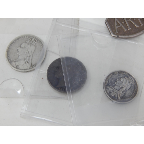 196 - George IV Bare Head Sixpence 1826; William III Silver Sixpence; Victoria Jubilee Head Silver Withdra... 