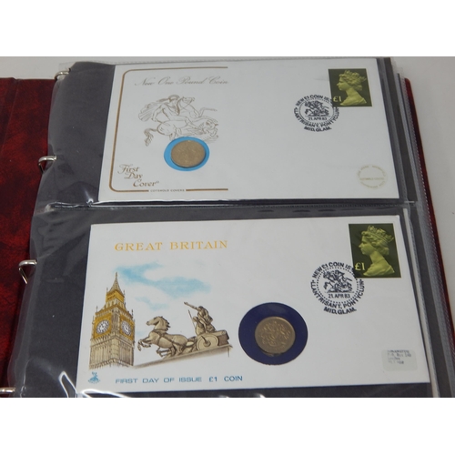 122 - Collection of Coin covers housed in collectors album