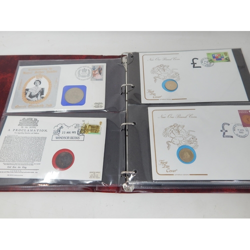 122 - Collection of Coin covers housed in collectors album