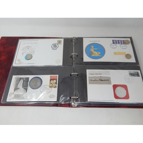 122 - Collection of Coin covers housed in collectors album