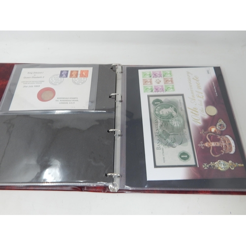 122 - Collection of Coin covers housed in collectors album