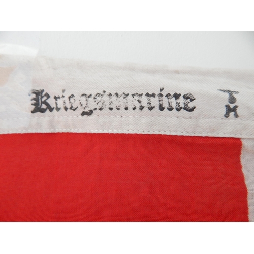 961 - WWII: Nazi Germany Kriegsmarine Flag Berlin 1940: Measuring 50 x 100