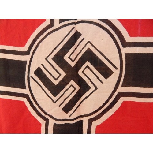 963 - WWII: Nazi Germany Kriegsmarine Flag Berlin 1941: Measuring 55 x 100