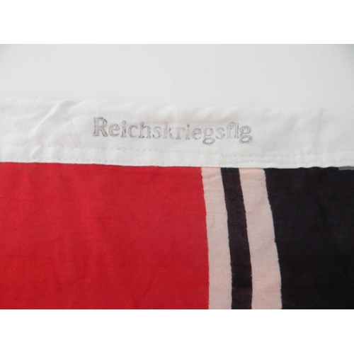 963 - WWII: Nazi Germany Kriegsmarine Flag Berlin 1941: Measuring 55 x 100