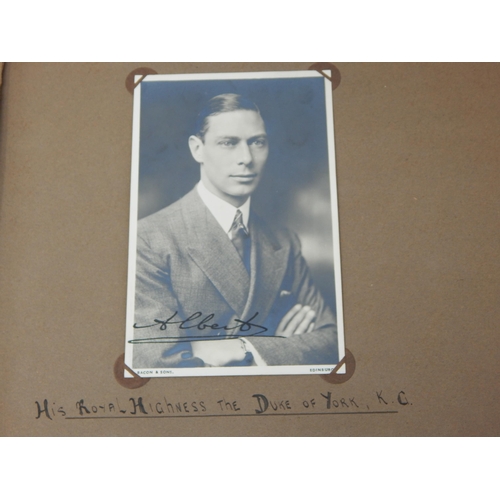 978 - KING GEORGE VI - Album Containing Never Seen Before Photographs of the King when he attended the Duk... 