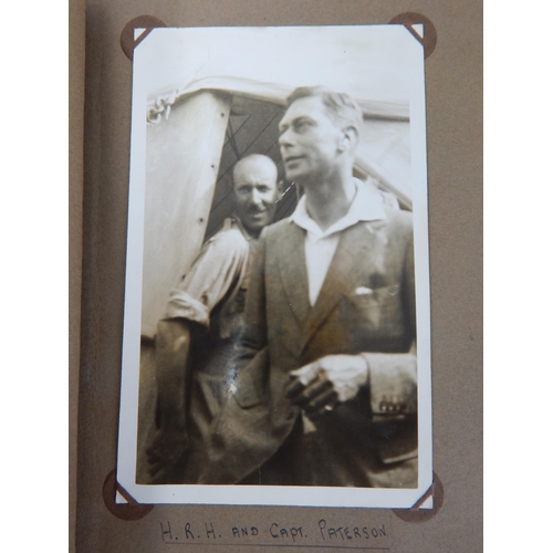 978 - KING GEORGE VI - Album Containing Never Seen Before Photographs of the King when he attended the Duk... 