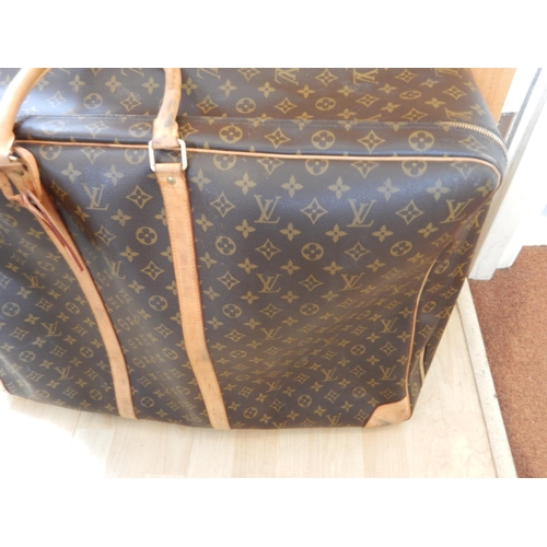 981 - LOUIS VUITTON: Soft Leather Suitcase: Measures approx 67cm x 47cm x 20cm