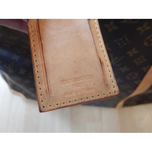 981 - LOUIS VUITTON: Soft Leather Suitcase: Measures approx 67cm x 47cm x 20cm