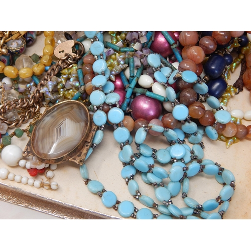 982 - Large Quantity of Victorian & Later Costume Jewellery, Including Necklaces, Bracelets etc (lot)