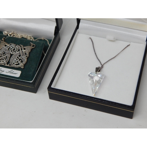 212 - Quantity of Sterling Silver Jewellery to Include a Tiffany & Co Pendant, Irish Celtic Pendant Neckla... 