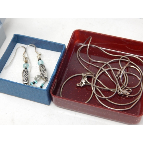 212 - Quantity of Sterling Silver Jewellery to Include a Tiffany & Co Pendant, Irish Celtic Pendant Neckla... 