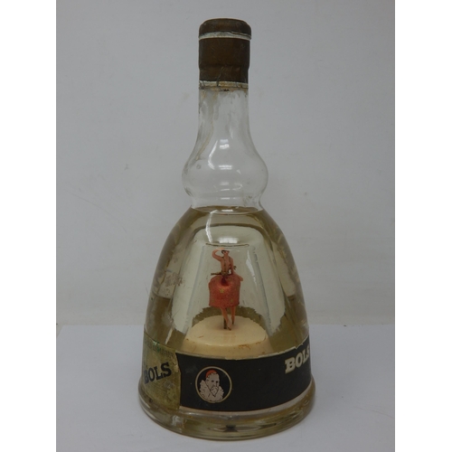 518 - Bottle of BOLS Ballerina Liqueur with Wind Up Musical Dancing Ballerina.