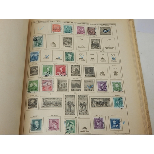 176 - 1944 Schaubek Album Containing a Wide Selection of World Stamps Including GB: QV - KGVI. Sorting Wil... 