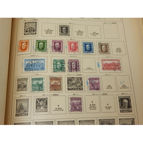 176 - 1944 Schaubek Album Containing a Wide Selection of World Stamps Including GB: QV - KGVI. Sorting Wil... 