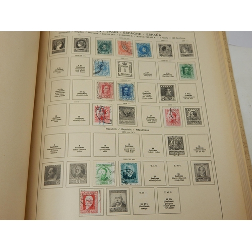 176 - 1944 Schaubek Album Containing a Wide Selection of World Stamps Including GB: QV - KGVI. Sorting Wil... 