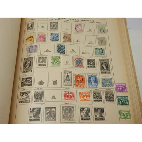 176 - 1944 Schaubek Album Containing a Wide Selection of World Stamps Including GB: QV - KGVI. Sorting Wil... 