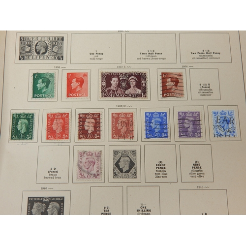 176 - 1944 Schaubek Album Containing a Wide Selection of World Stamps Including GB: QV - KGVI. Sorting Wil... 