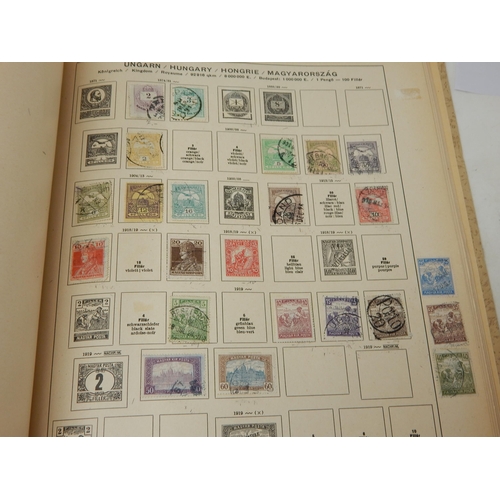 176 - 1944 Schaubek Album Containing a Wide Selection of World Stamps Including GB: QV - KGVI. Sorting Wil... 