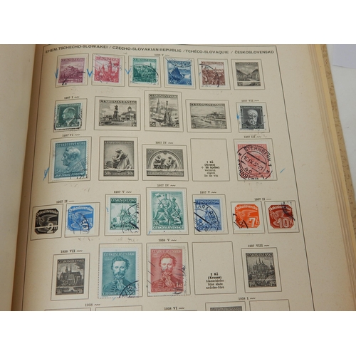 176 - 1944 Schaubek Album Containing a Wide Selection of World Stamps Including GB: QV - KGVI. Sorting Wil... 