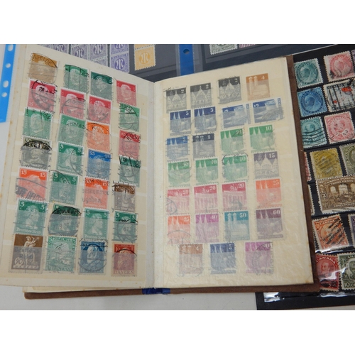 177 - Large Quantity of German Stamps in Album & Blocks on Sheets etc Including WWII Adolf Hitler together... 