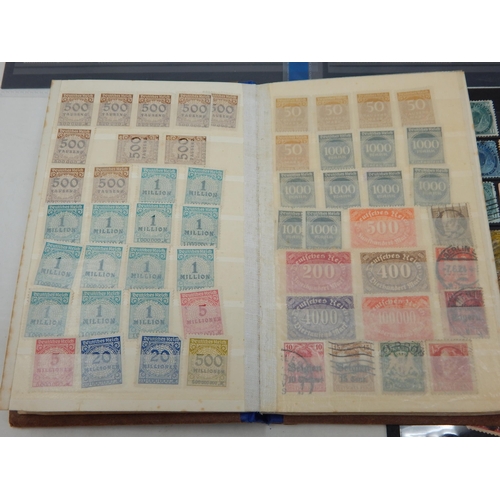 177 - Large Quantity of German Stamps in Album & Blocks on Sheets etc Including WWII Adolf Hitler together... 