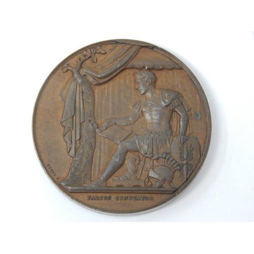 170 - GREAT BRITAIN. Bronzed English Army on the Tagus Medal, 1811. Medal commemorating the English army o... 