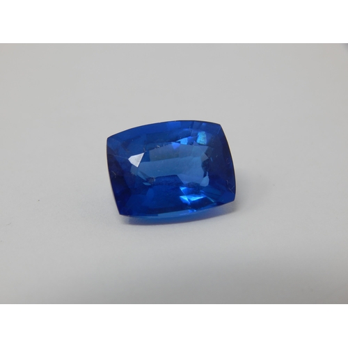 229 - A 11.42ct Square Cut Sapphire with G.I.L Certificate of Authenticity