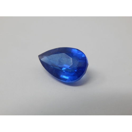 230 - A 10.52 Pear Cut Sapphire with G.I.L Certificate of Authenticity