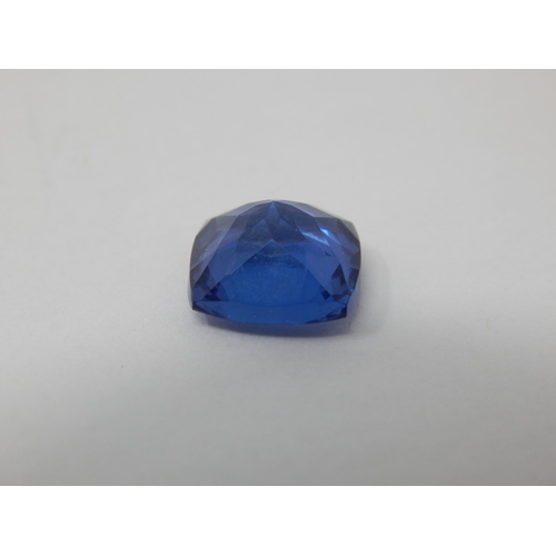 400 - A 10.32ct Cushion Cut Tanzanite with G.I.L Certificate of Authenticity.