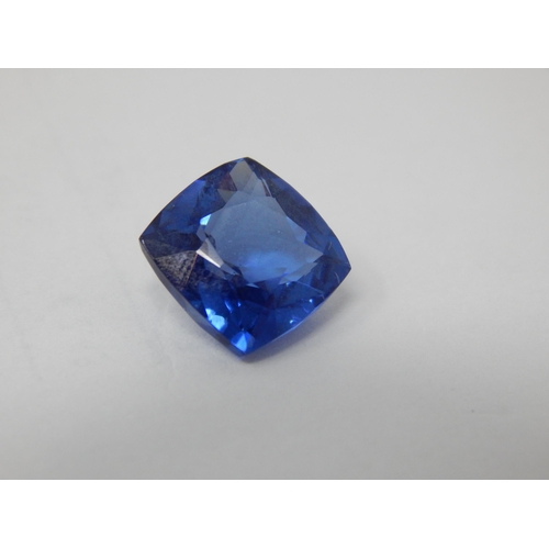 401 - A 10.22ct Cushion Cut Tanzanite with G.I.L Certificate of Authenticity.