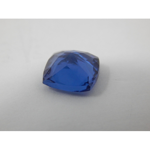 401 - A 10.22ct Cushion Cut Tanzanite with G.I.L Certificate of Authenticity.