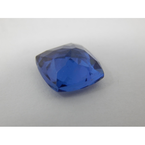 403 - A 10.02ct Cushion Cut Tanzanite with G.I.L Certificate of Authenticity.