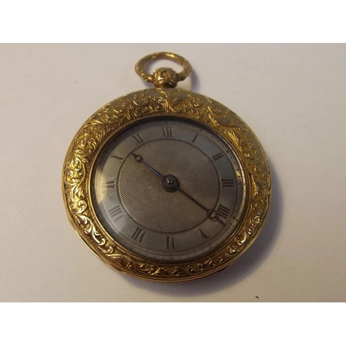 234 - Early 19th Century 18ct French Gold Charles Oudin Pocket Watch ~

A beautiful antique French gold po... 