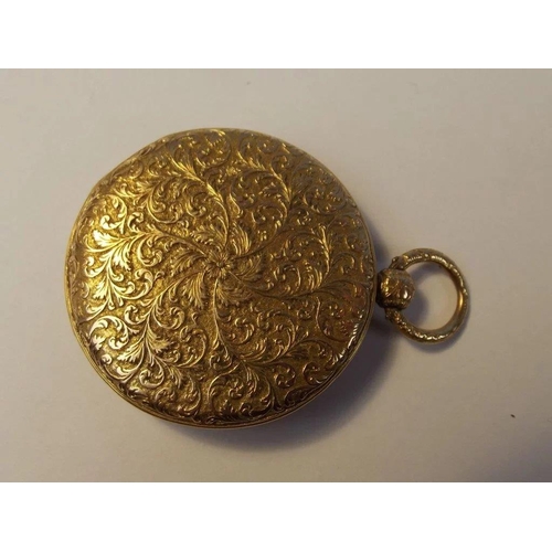 234 - Early 19th Century 18ct French Gold Charles Oudin Pocket Watch ~

A beautiful antique French gold po... 