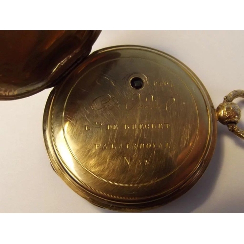 234 - Early 19th Century 18ct French Gold Charles Oudin Pocket Watch ~

A beautiful antique French gold po... 