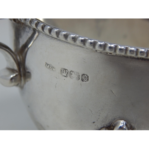 304 - Large Victorian Silver Gravy Boat Hallmarked Sheffield 1899 by Mappin & Webb: Weight 300g