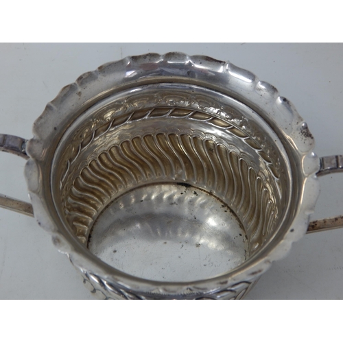 309 - Victorian Silver Twin Handled Bowl Hallmarked Birmingham 1882 by Stokes & Ireland: Weight 176g