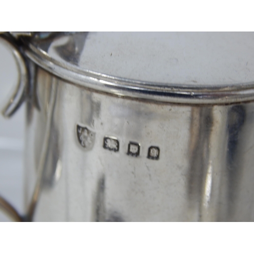 314 - Set of 3 Silver Drum Mustards Hallmarked London 1931 by JBC & S Ltd: No Liners: Weight 190g