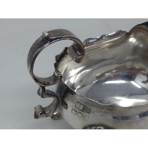 316 - Victorian Silver Gravy Boat Hallmarked London 1899 by Thomas Bradbury: Weight 162g