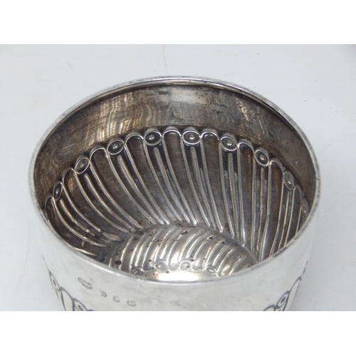 319 - Victorian Silver Sugar Bowl Hallmarked Birmingham 1898: Weight 140g